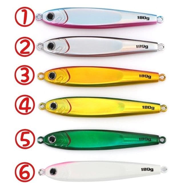 ８本 セット 180g 選べる メタルジグ TGベイト タイプ 高比重