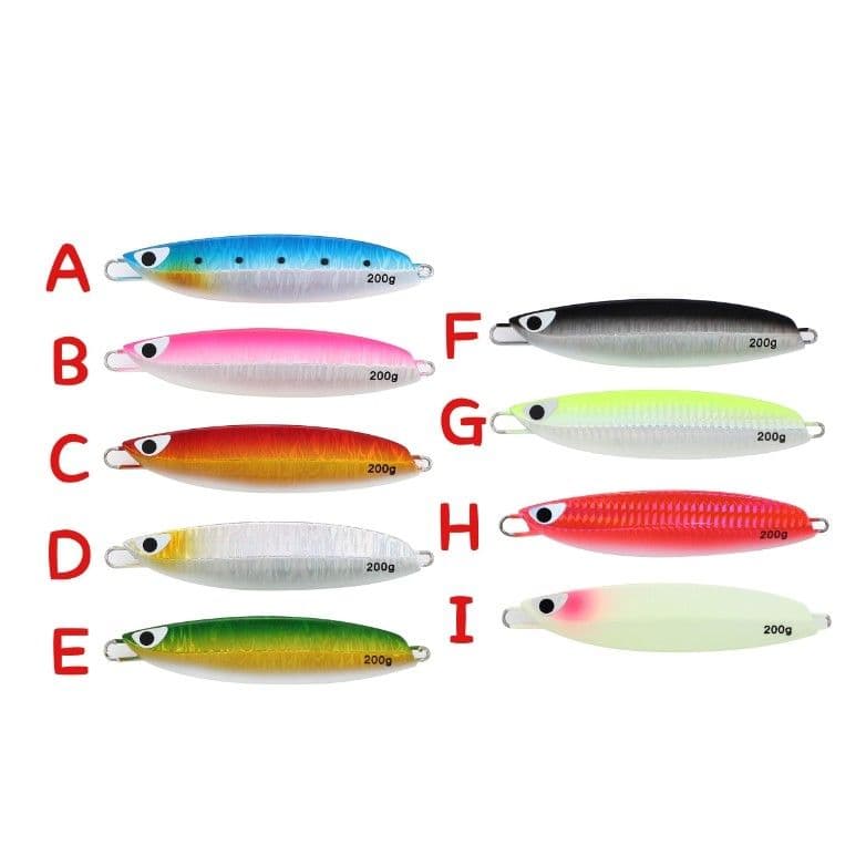 ８本 セット 180g 選べる メタルジグ TGベイト タイプ 高比重