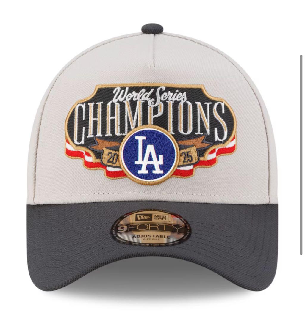 ドジャース　2025 ワールドチャンピオン　キャップ　選手着用　米国購入　新品