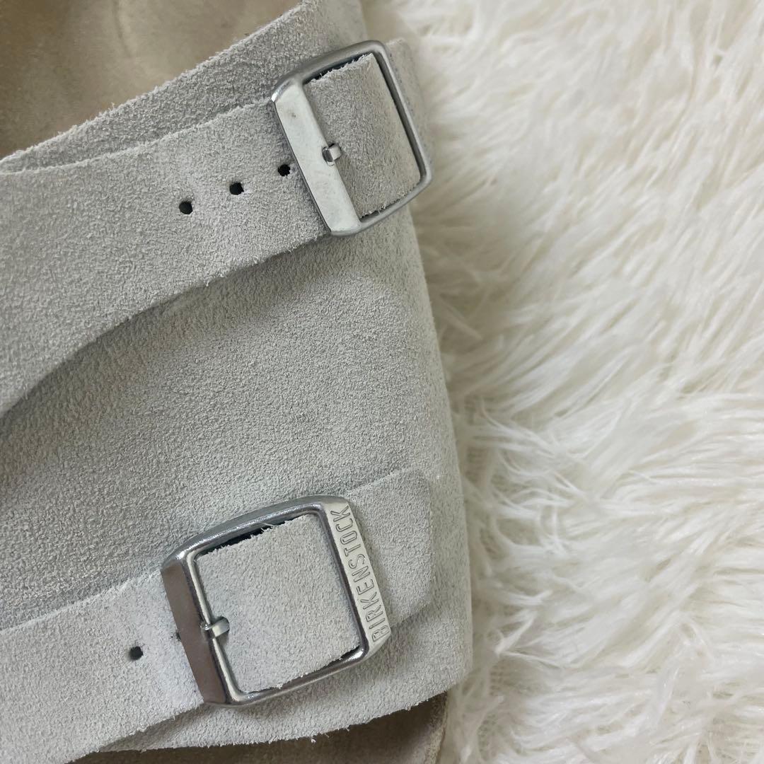 【美品】ビルケンシュトック チューリッヒ ライトグレー ZURICH 43