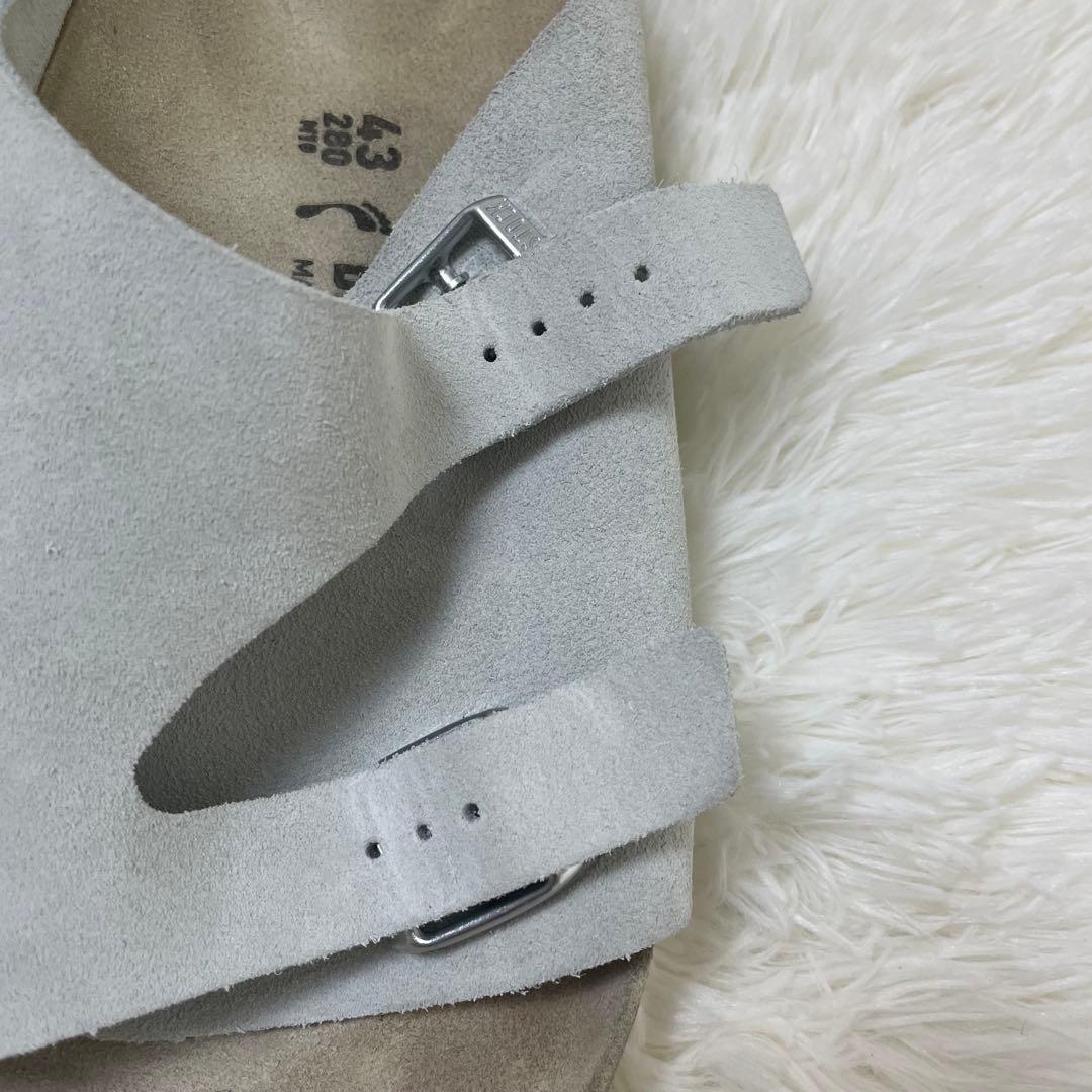 【美品】ビルケンシュトック チューリッヒ ライトグレー ZURICH 43