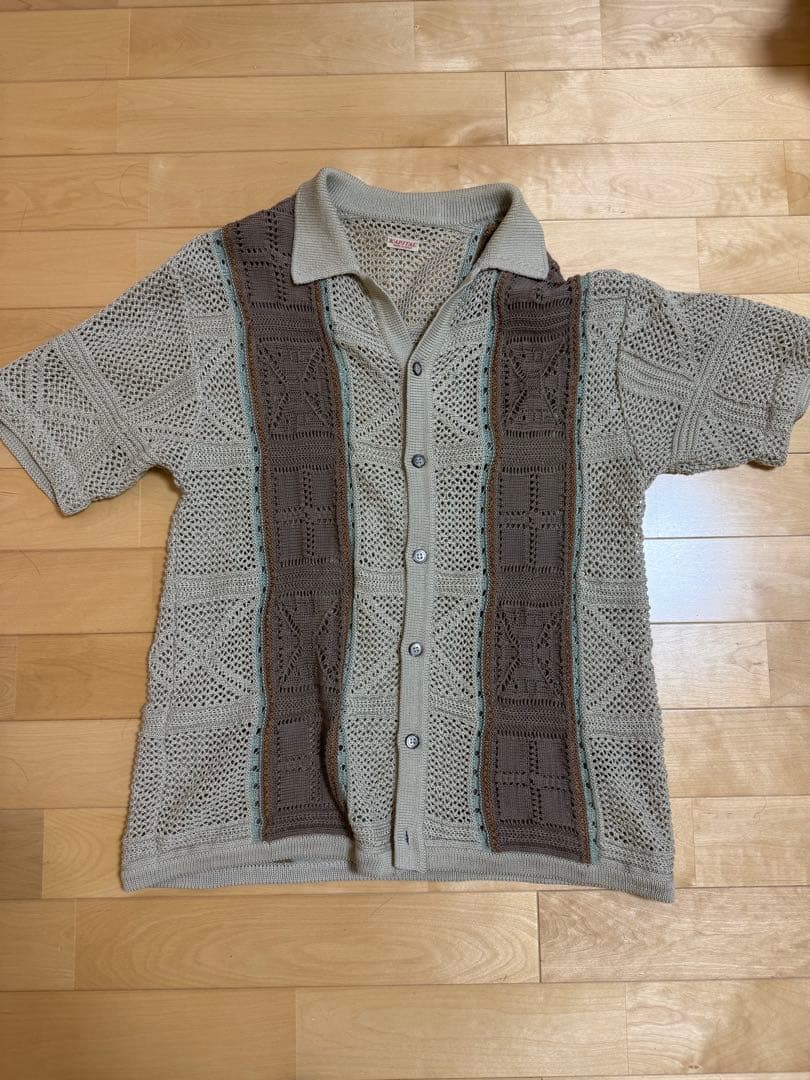 24SS kapital 12G クロッシェニット テネシーアロハポロ