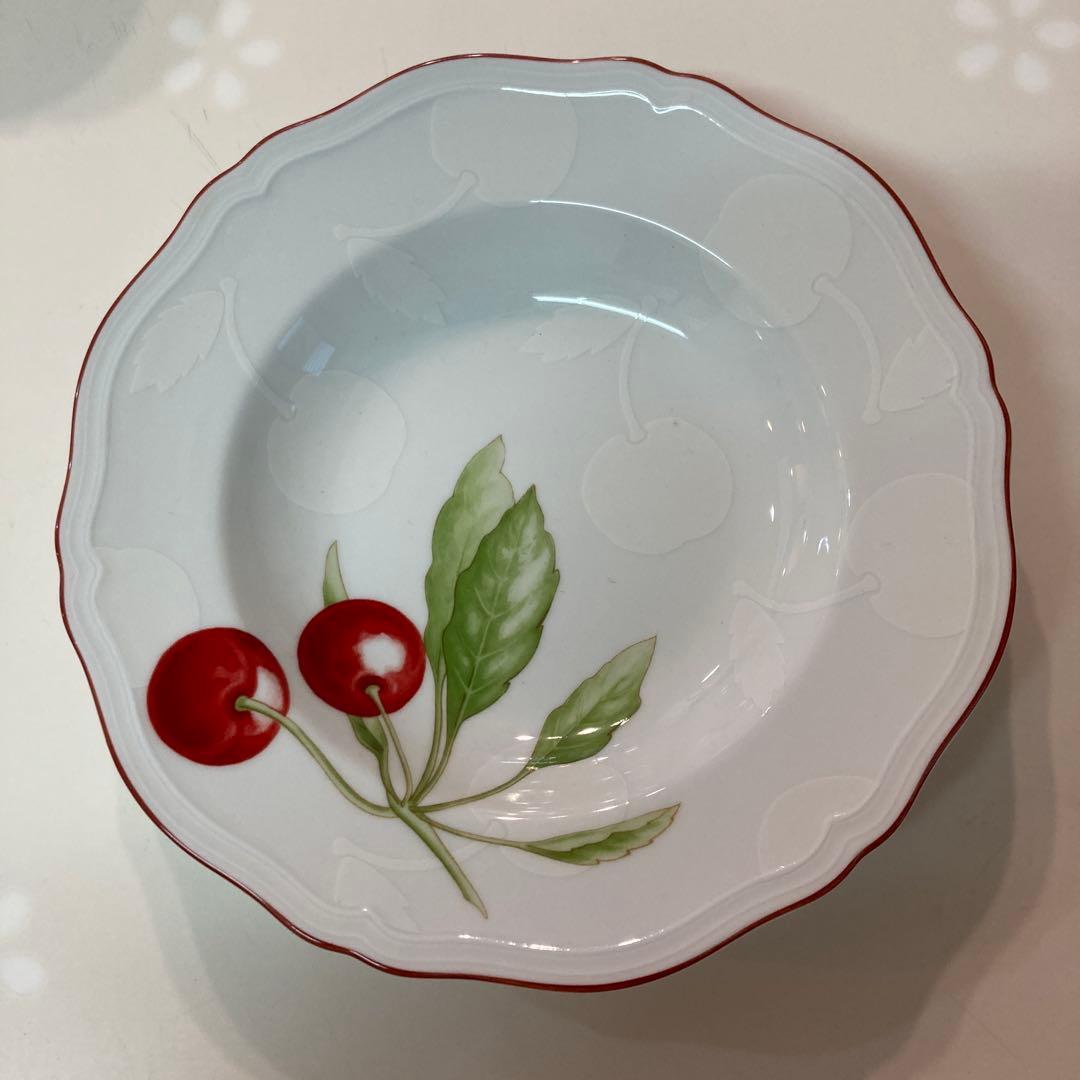 アンティコチェリー　プレート　24cm