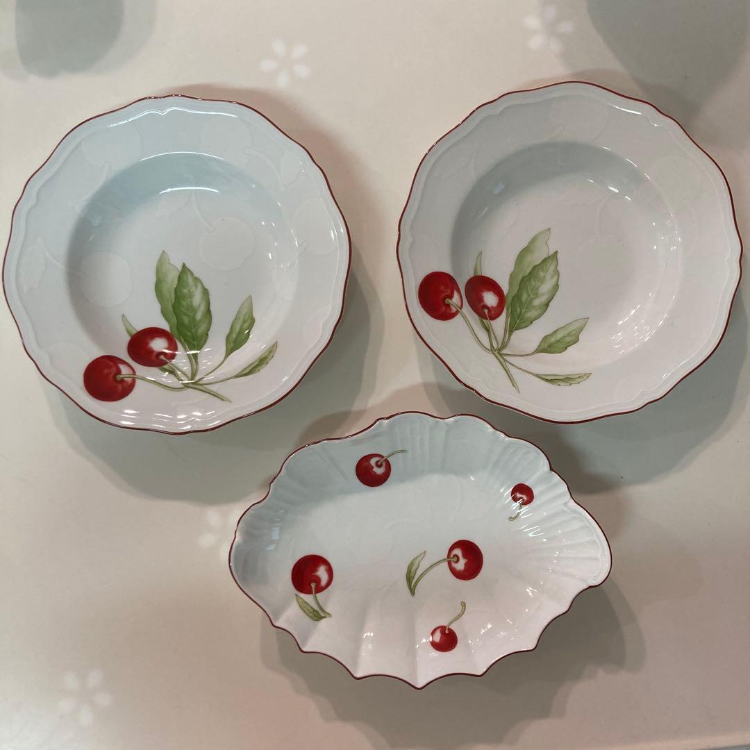 アンティコチェリー　プレート　24cm