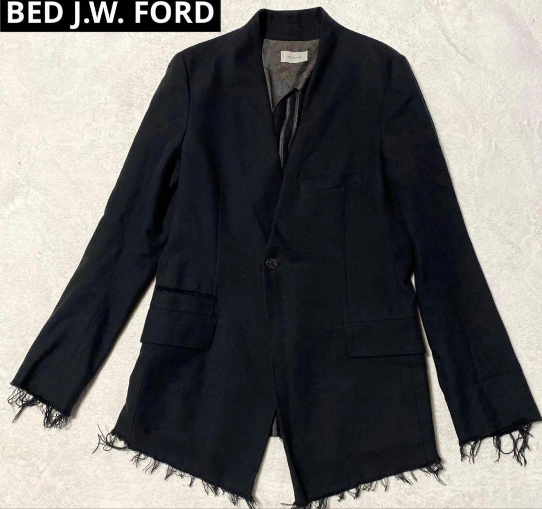 Bed j.w. Ford ベッドフォード　カシミヤ混ノーカラージャケット