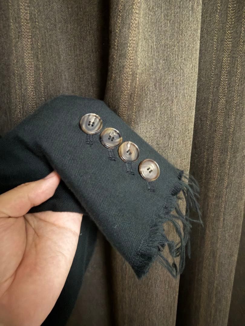 Bed j.w. Ford ベッドフォード　カシミヤ混ノーカラージャケット