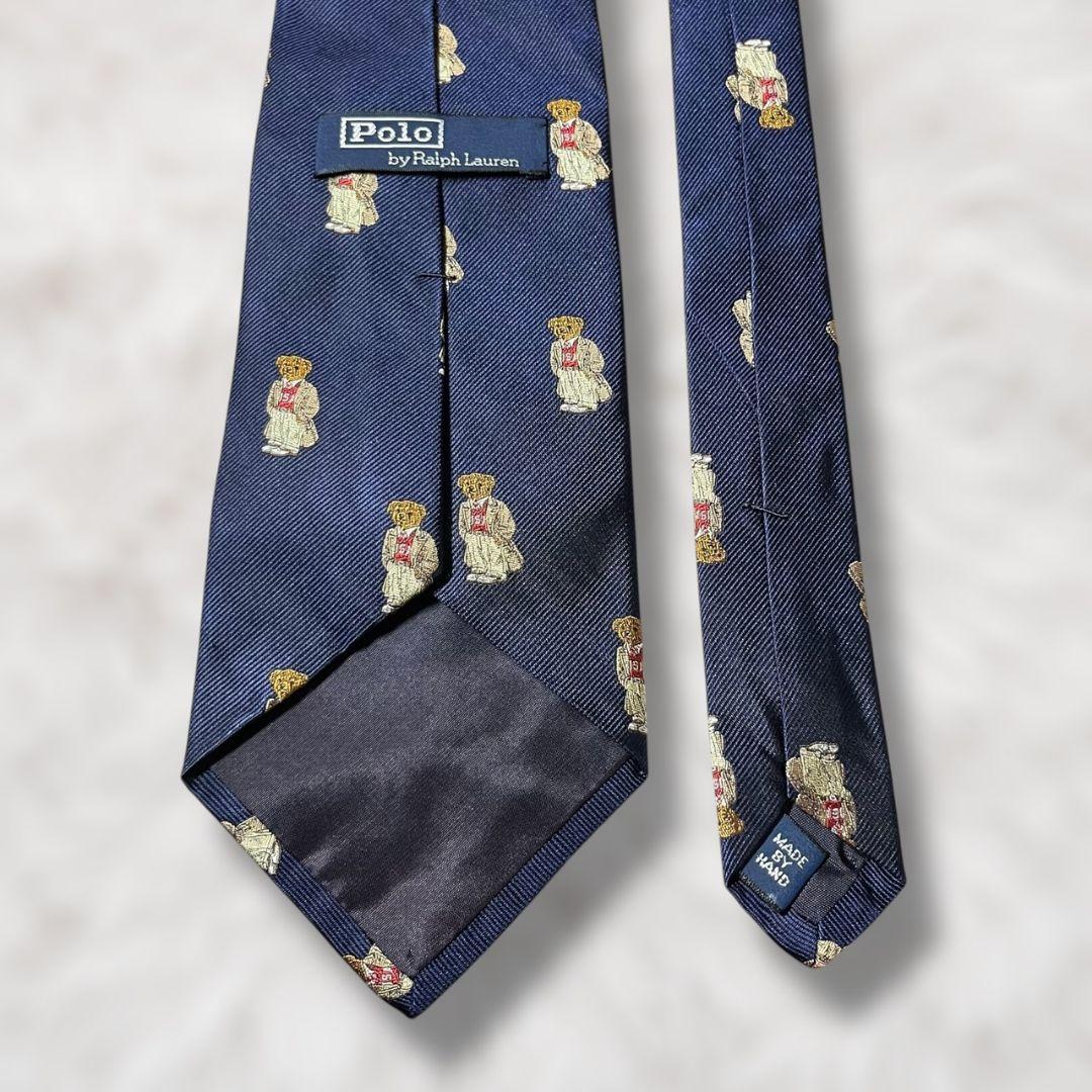 【未使用級✨】ポロバイラルフローレン 総柄 ポロベア刺繍 ネイビー コート衣装