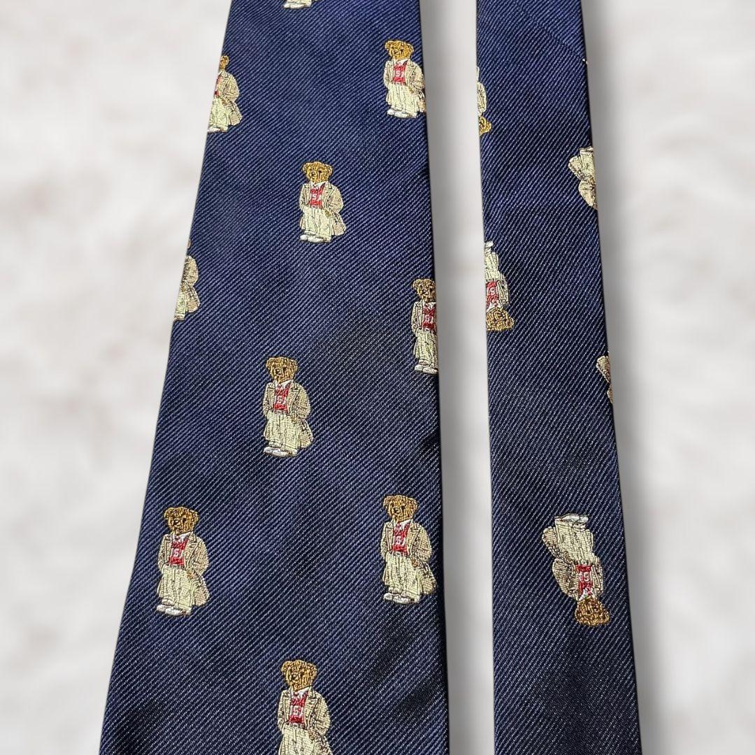 【未使用級✨】ポロバイラルフローレン 総柄 ポロベア刺繍 ネイビー コート衣装