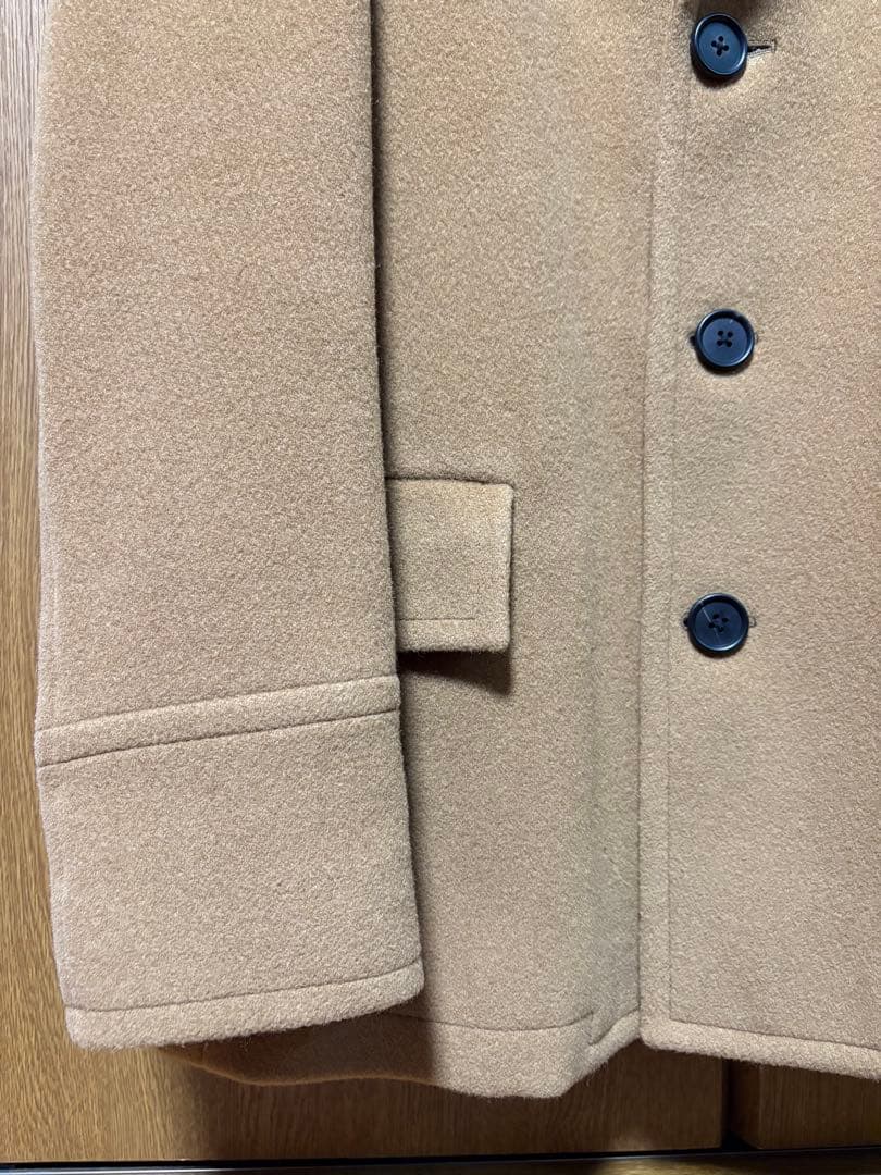 極美品【PS Paul Smith】ポールスミスメンズコートウール　キャメル　L