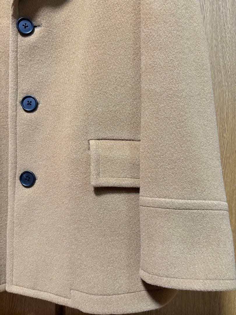 極美品【PS Paul Smith】ポールスミスメンズコートウール　キャメル　L