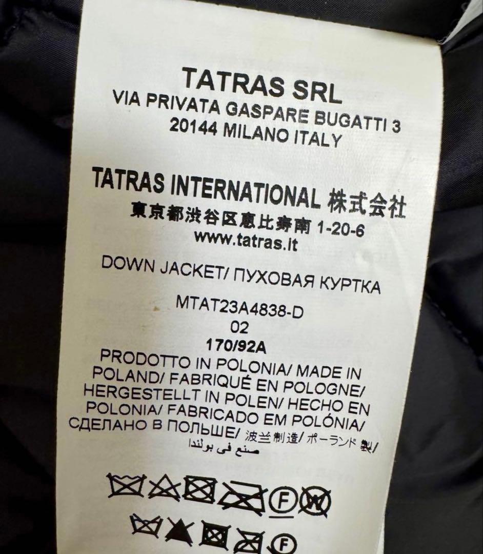 TATRAS タトラス　MA-1 OSODO BLACK