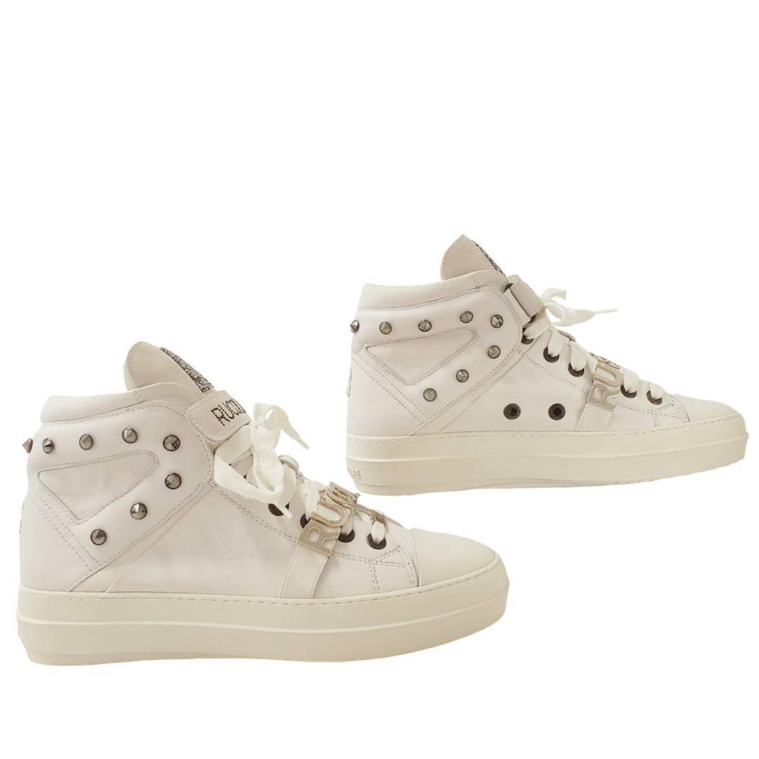 新品激レア　ルコライン　ハイカットスニーカー　30周年　スタッズ　白　EU40