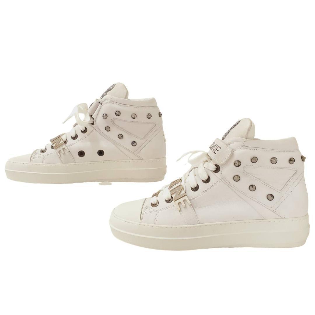 新品激レア　ルコライン　ハイカットスニーカー　30周年　スタッズ　白　EU40