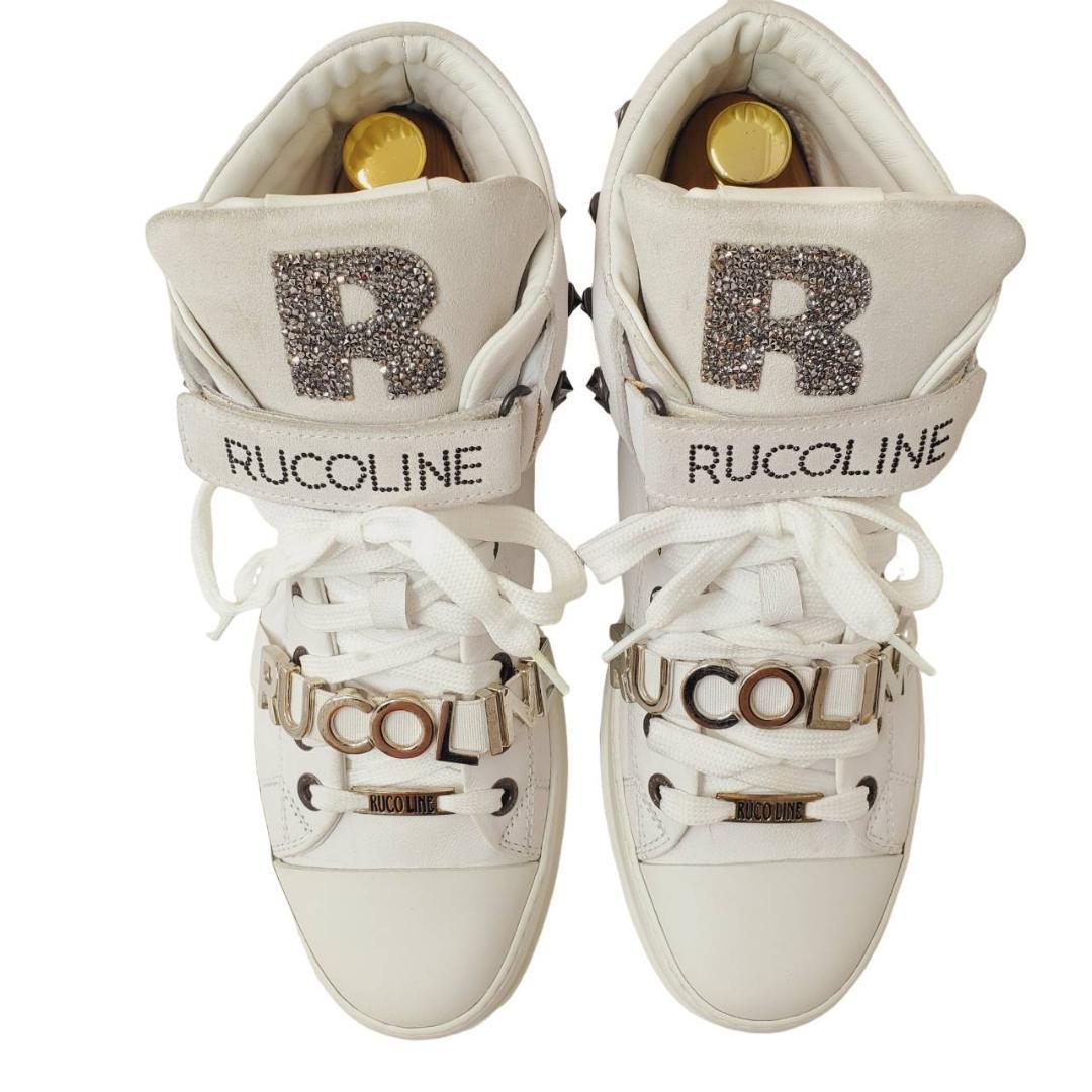 新品激レア　ルコライン　ハイカットスニーカー　30周年　スタッズ　白　EU40