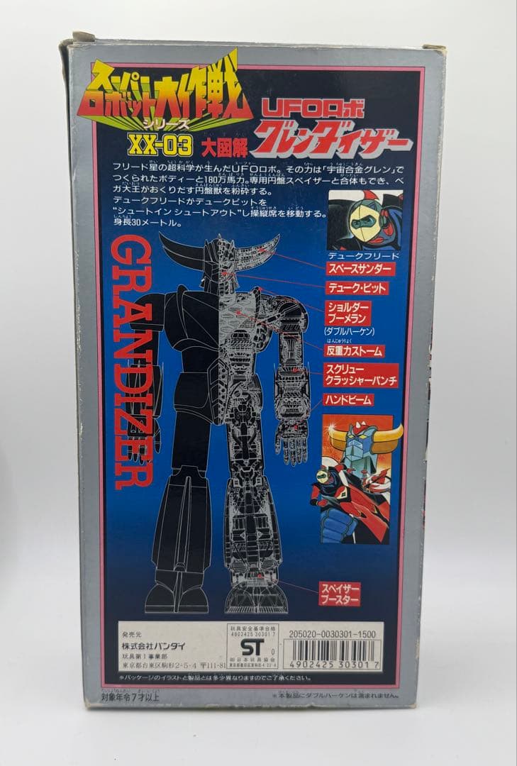バンダイ スーパーロボット大作戦UFOロボグレンダイザーXX-03 ソフビ