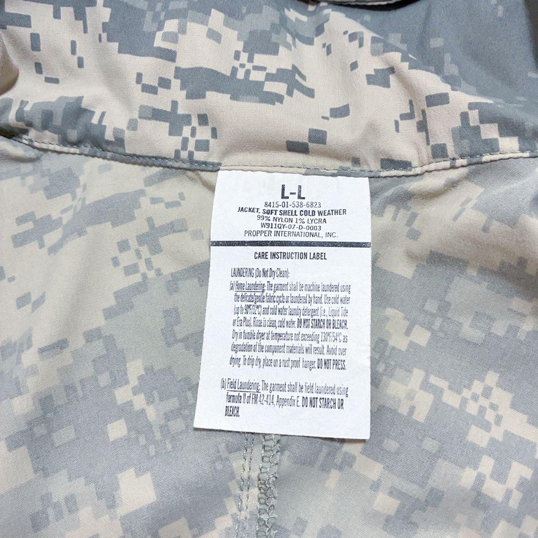 良品 米軍 ECWCS LEVEL5 GEN3 ソフトシェル ジャケット L-L