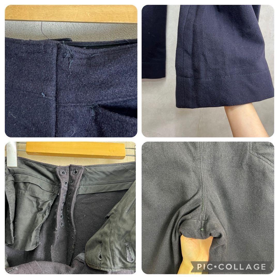 60s US NAVY セーラーパンツ ワイドパンツ ウール vintage