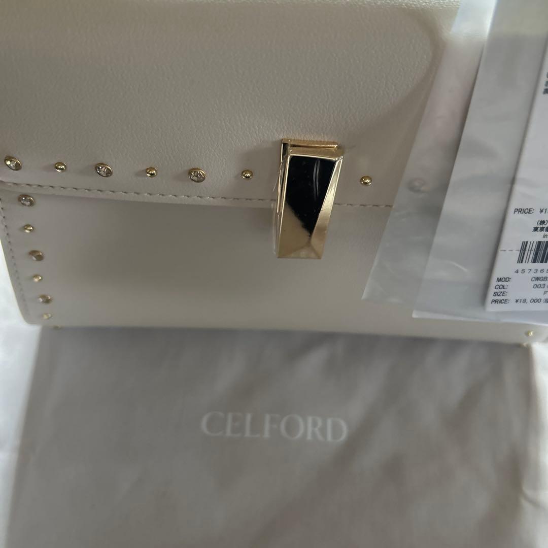 CELFORD ホワイト ショルダーバッグ CWGB269505