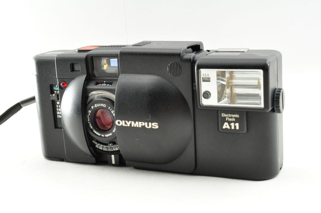美品⭐︎動作確認済　OLYMPUS XA + A11とNikon L35AD