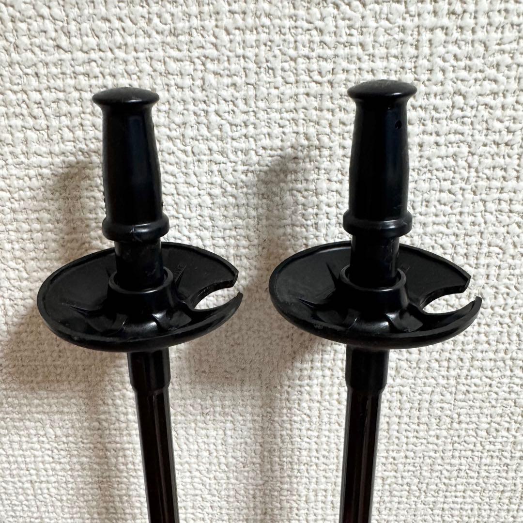 【新品未使用】オガサカ 伸縮式スキーポール LC-FS レッド