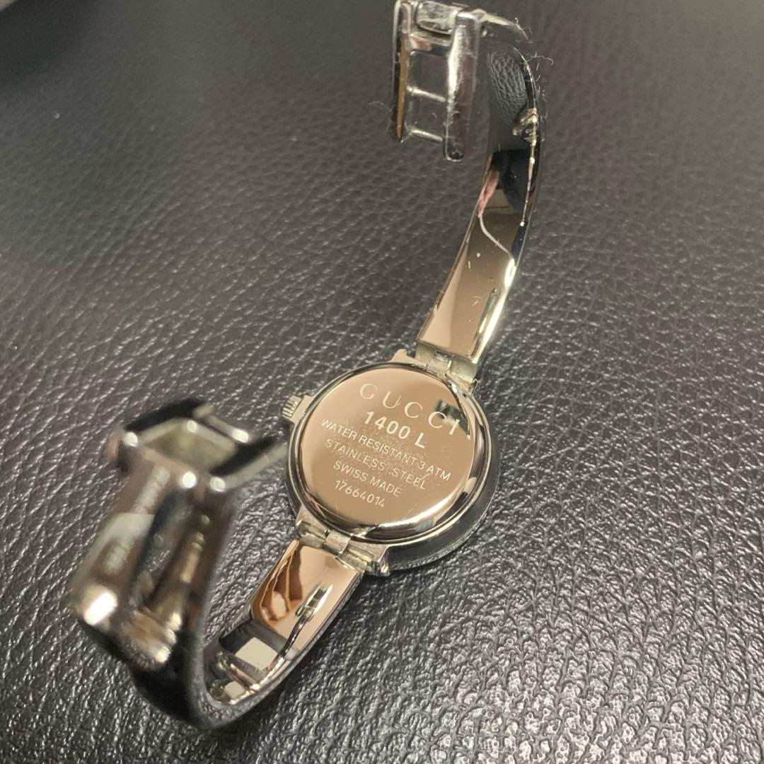 12/21までSALE★GUCCI 1400L 腕時計シルバー GG文字盤