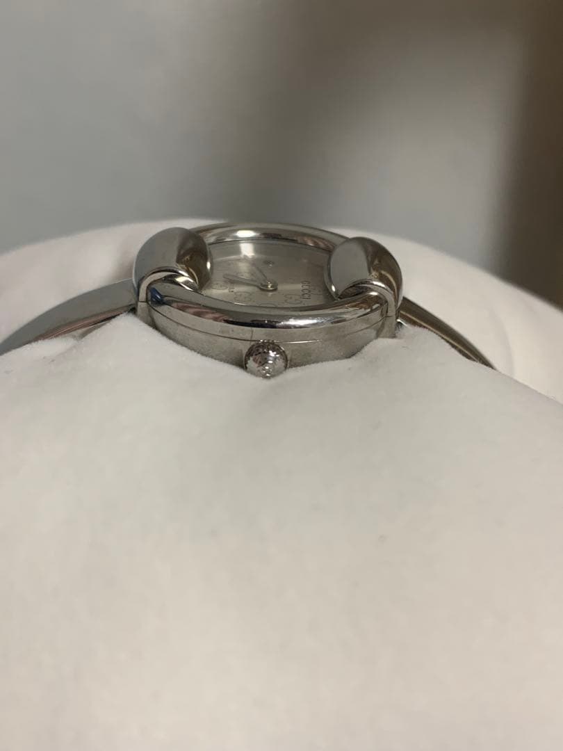 12/21までSALE★GUCCI 1400L 腕時計シルバー GG文字盤