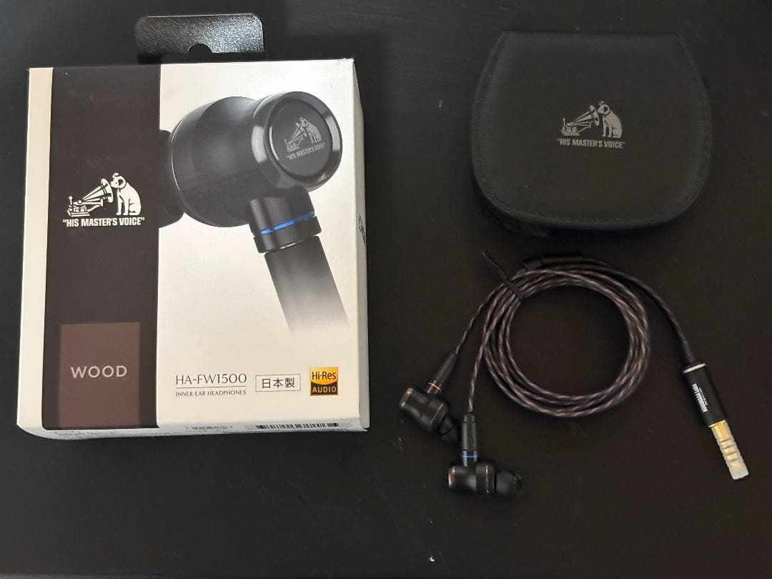 【今週一杯特価！】Victor Woodシリーズ HA-FW1500 イヤホン