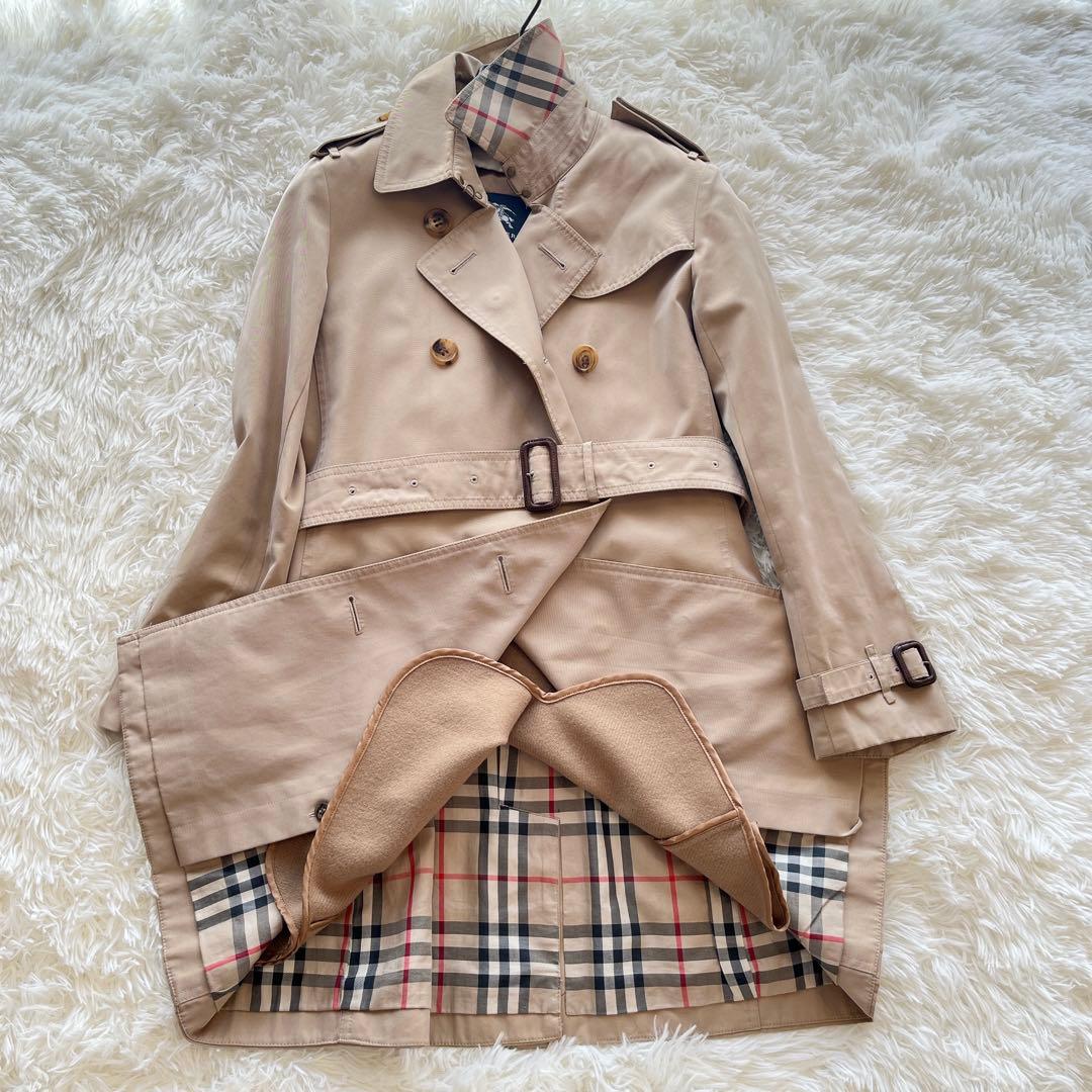 バーバリー　トレンチコート　ハニーベージュ　ライナー　ノバチェック　ベルト