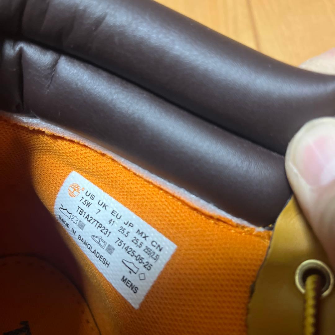 【新品未使用】Timberland 6インチレースブーツTB1A27TP231