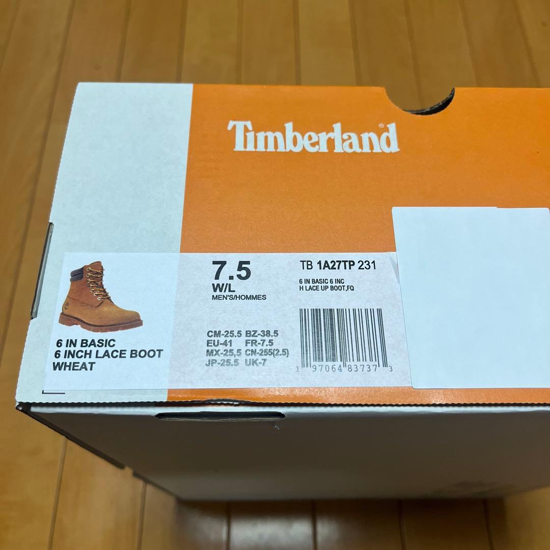 【新品未使用】Timberland 6インチレースブーツTB1A27TP231