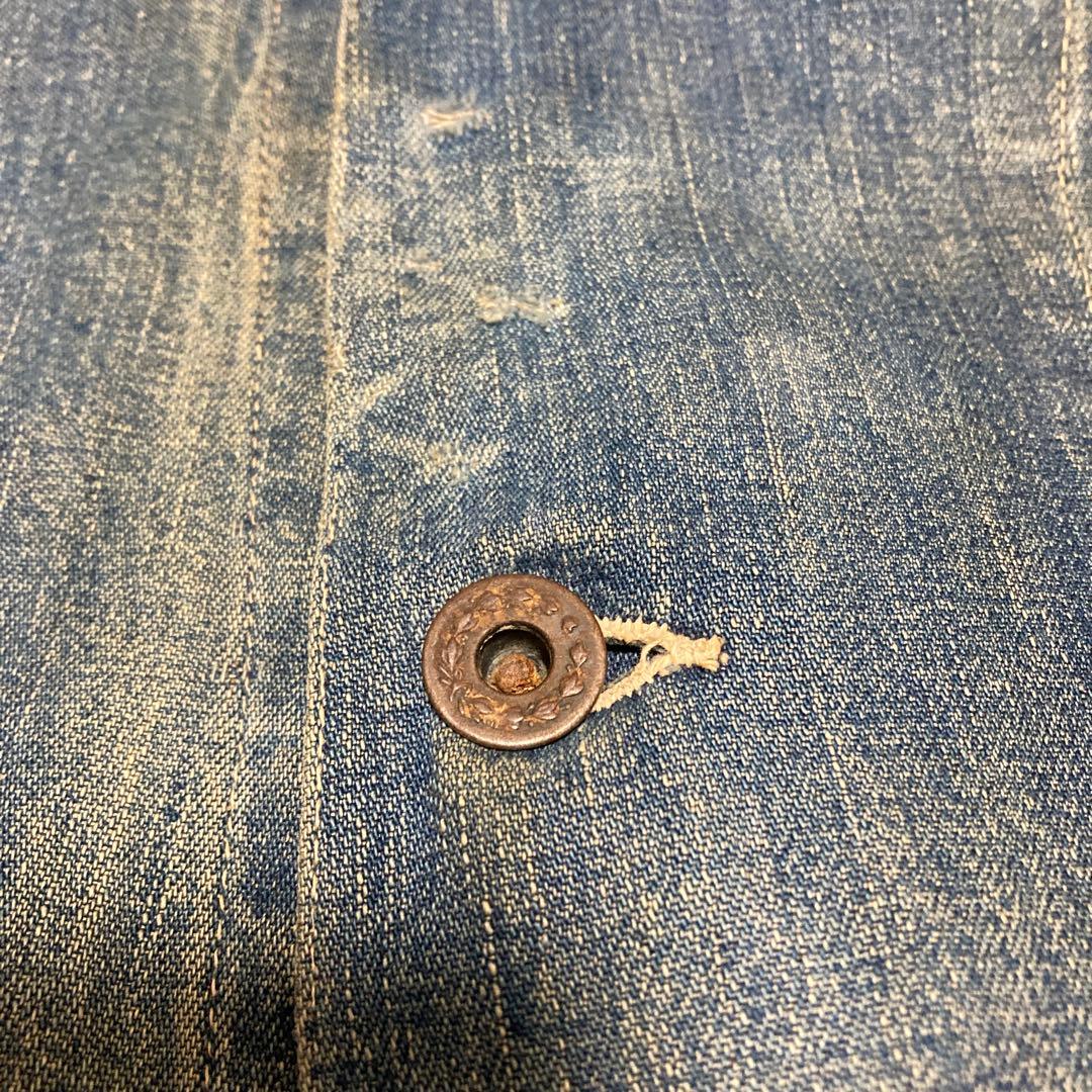 40s 50s カバーオール　月桂ドーナツボタン