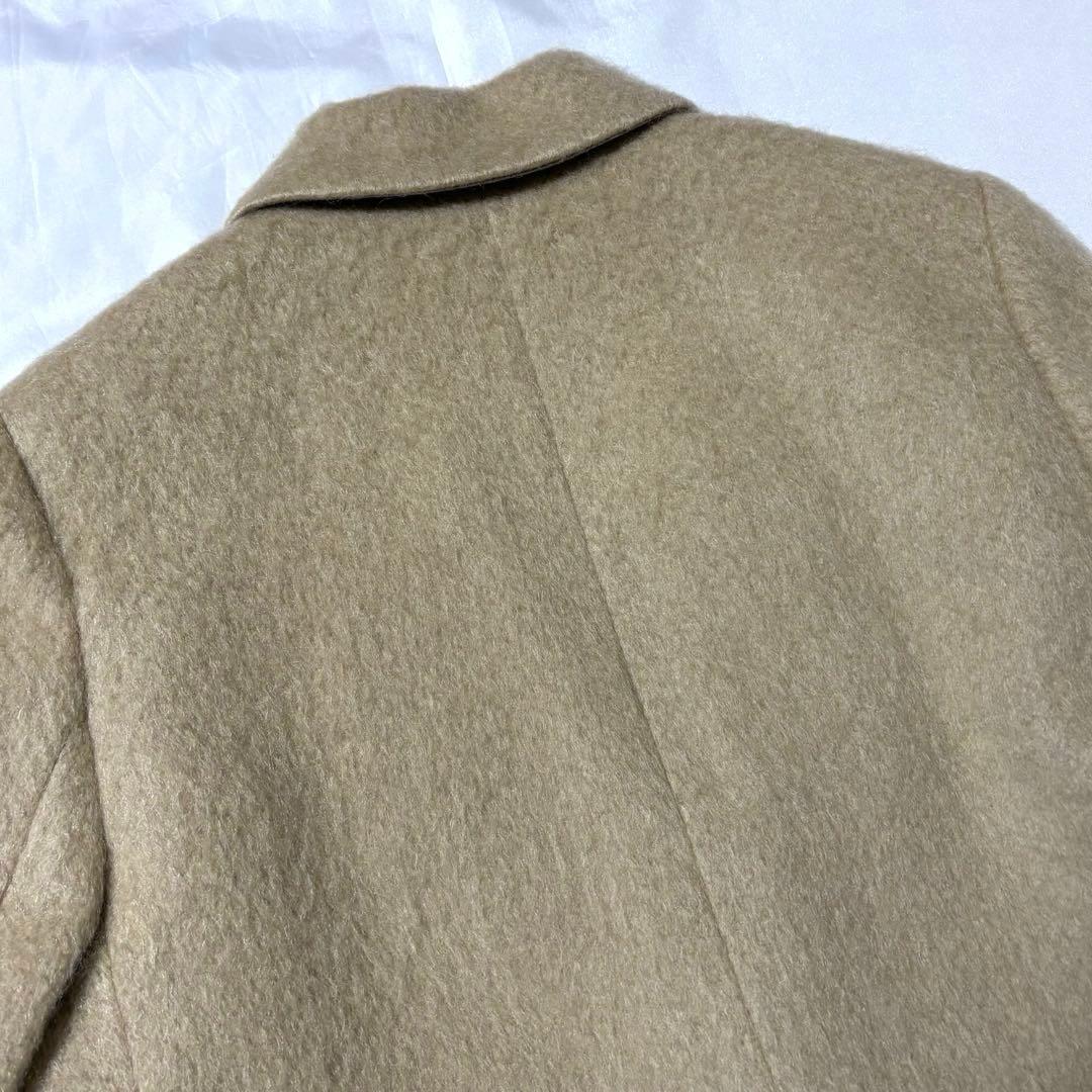 【美品】スピック&スパン 25AW モヘヤブレンドシャギージャケット ベージュ