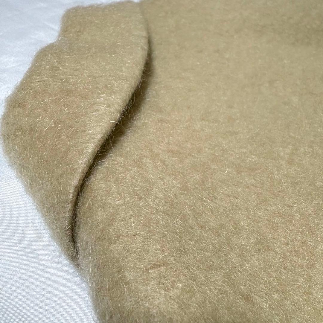 【美品】スピック&スパン 25AW モヘヤブレンドシャギージャケット ベージュ