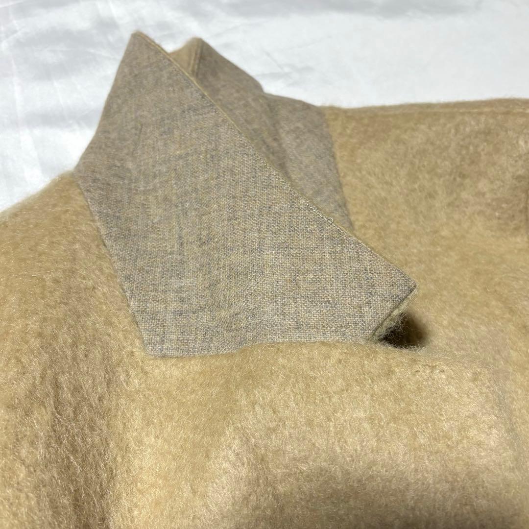 【美品】スピック&スパン 25AW モヘヤブレンドシャギージャケット ベージュ