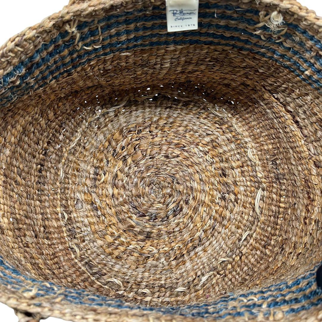 AK33【美品】　Ron Herman　ロンハーマン　ストロー　かごバッグ