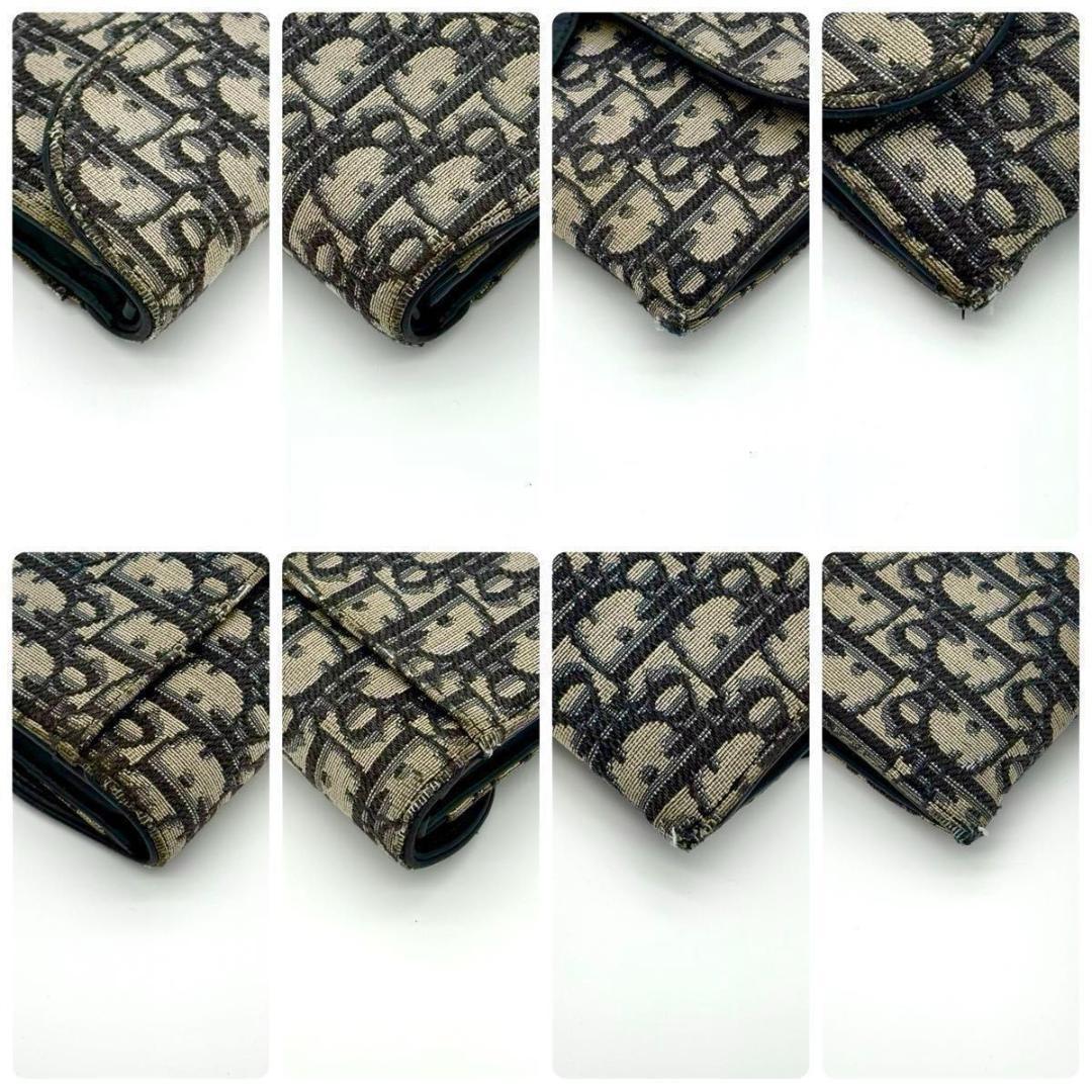 ディオール オブリーク ジャカード サドル チェーンウォレット 1435