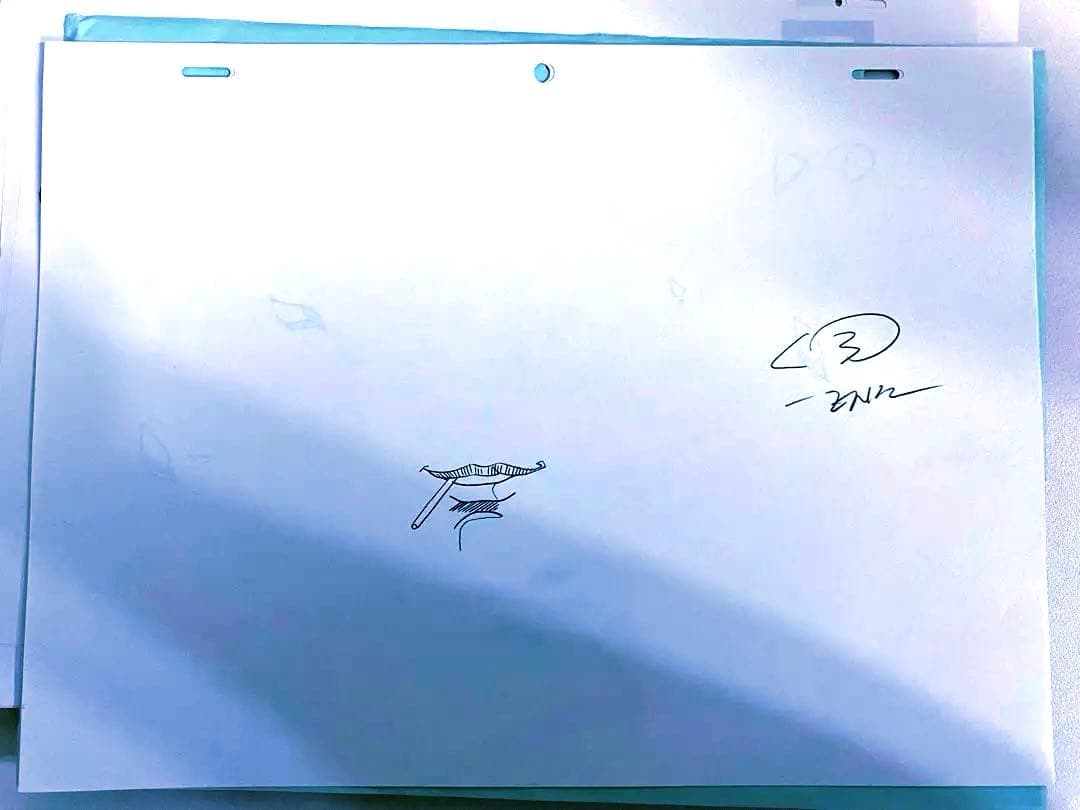 蒼天の拳　最終話　【霞　拳志郎】　原画