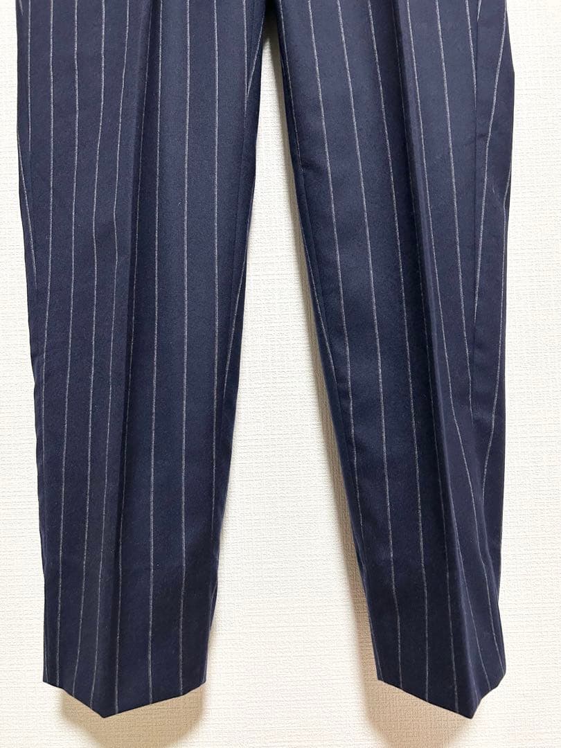 MORLES モアレス ダブルブレスト スーツ カノニコ チョークストライプ