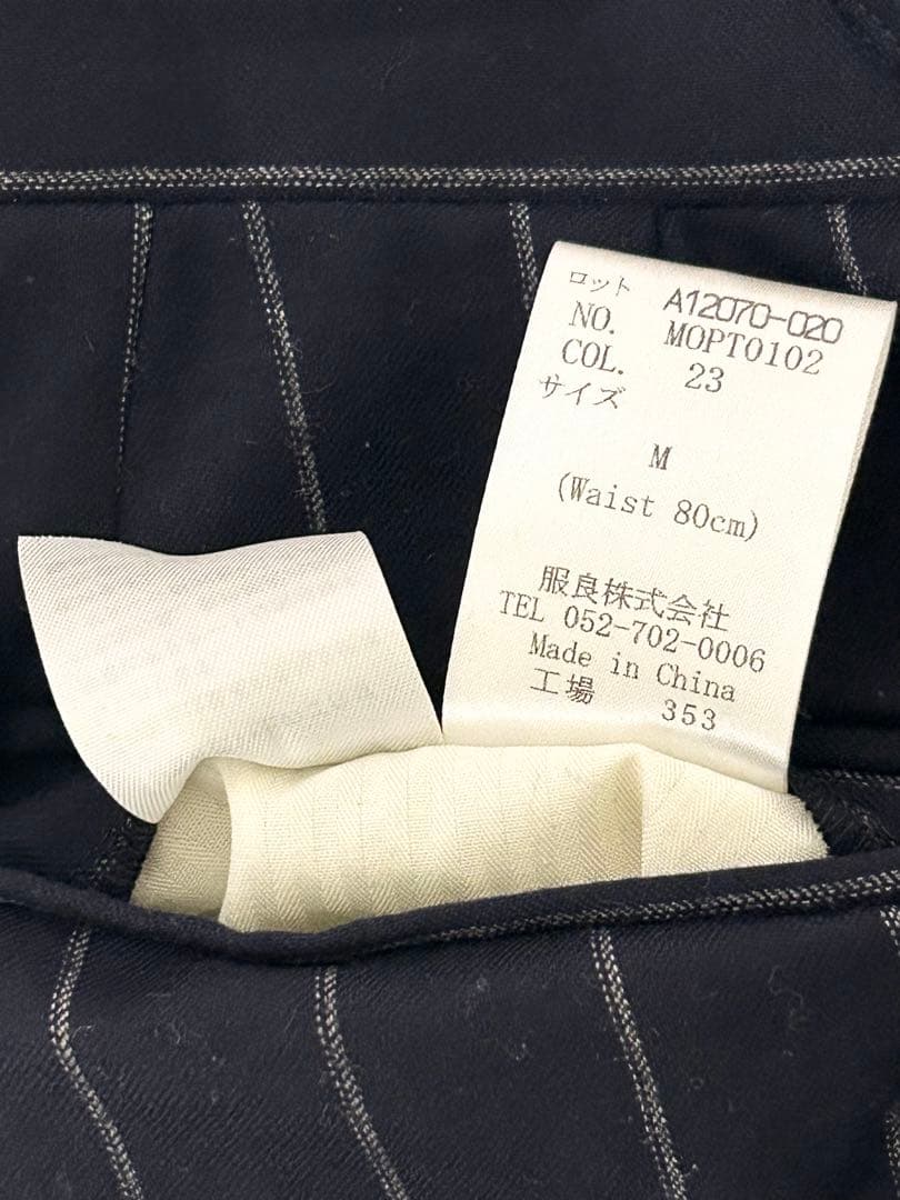 MORLES モアレス ダブルブレスト スーツ カノニコ チョークストライプ