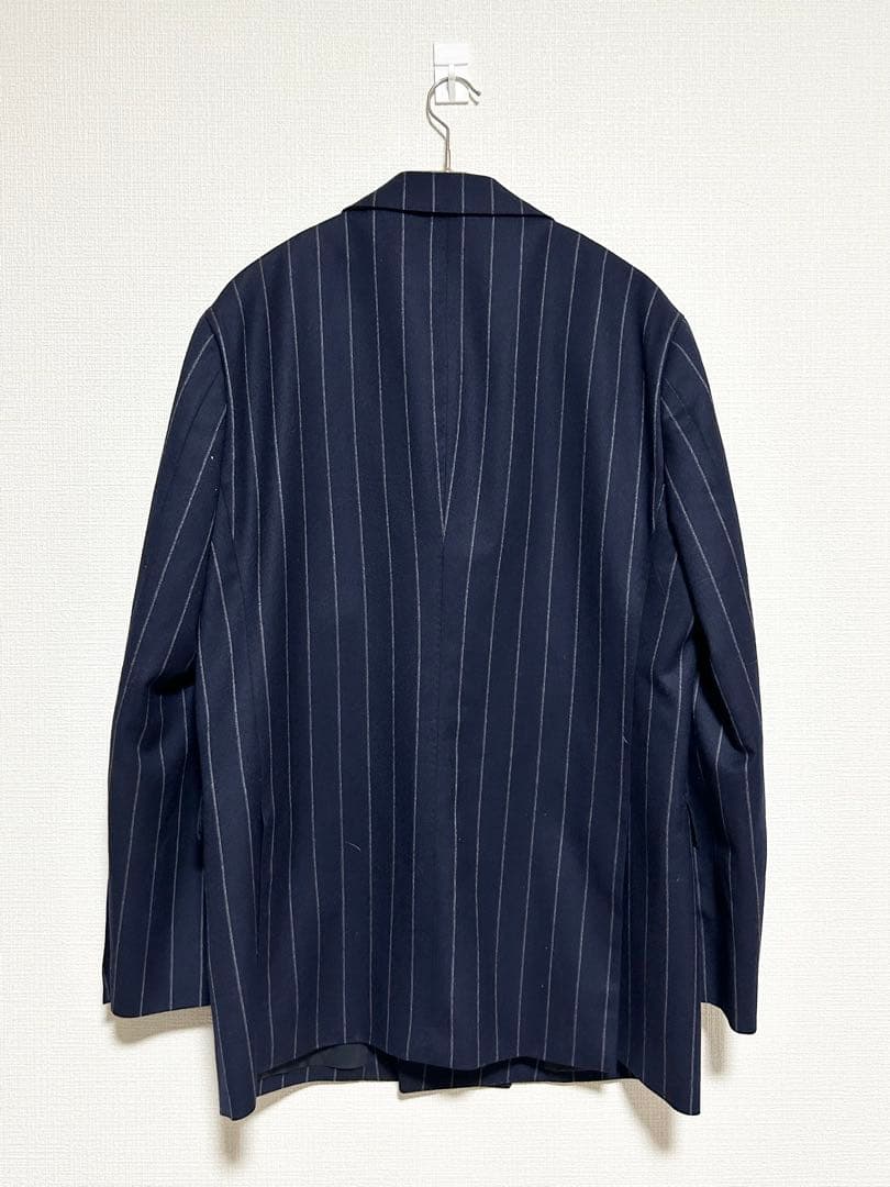 MORLES モアレス ダブルブレスト スーツ カノニコ チョークストライプ