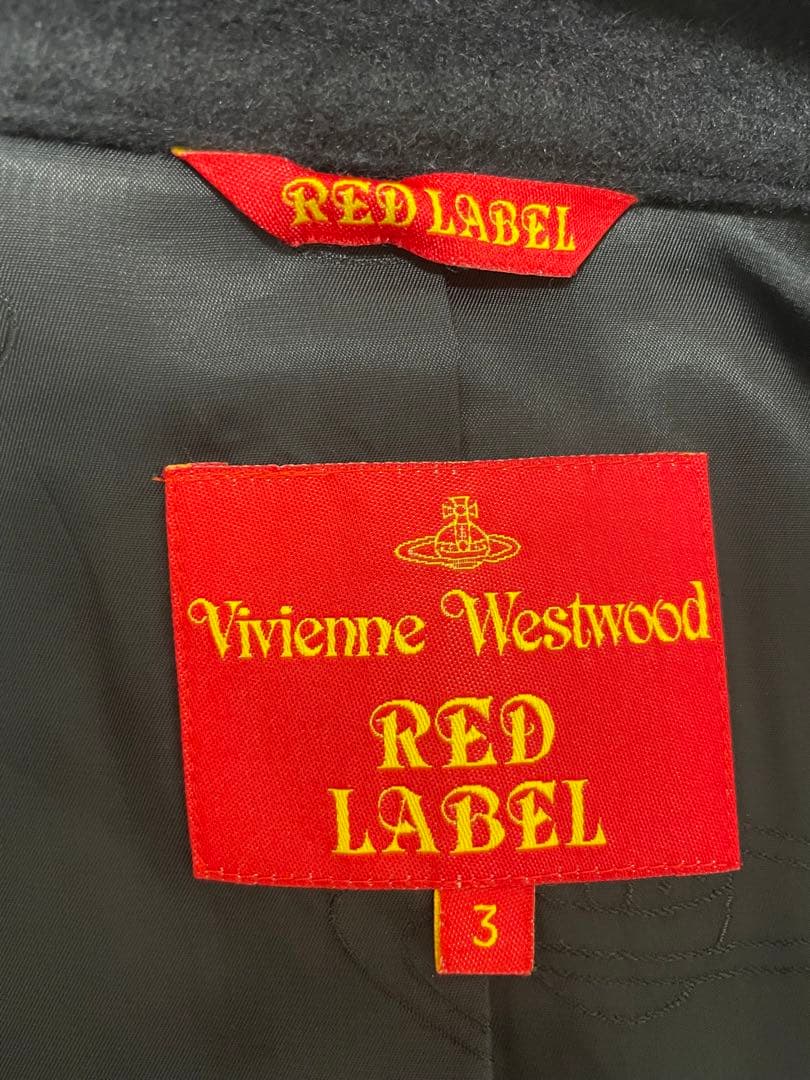 Vivienne Westwood ブラックロングコート レッドレーベル