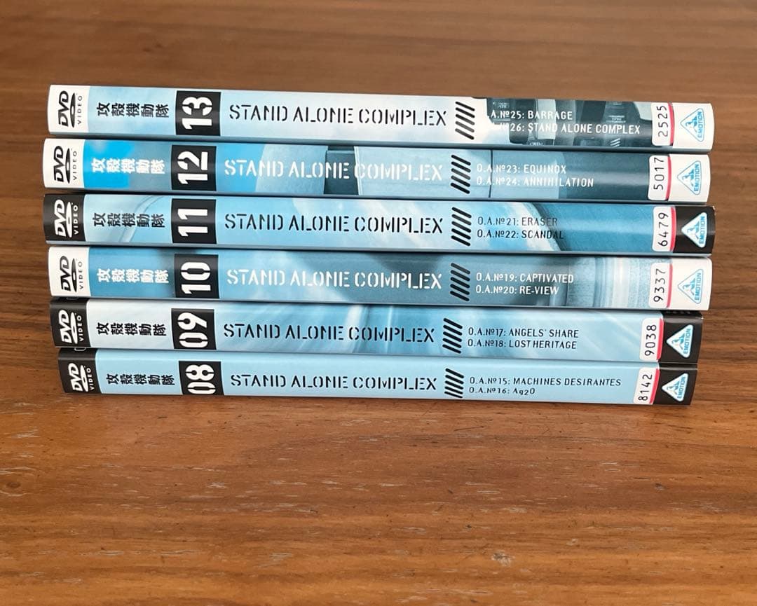 攻殻機動隊 全13巻＋シーズン2 DVD 全13巻 DVD 26枚セット