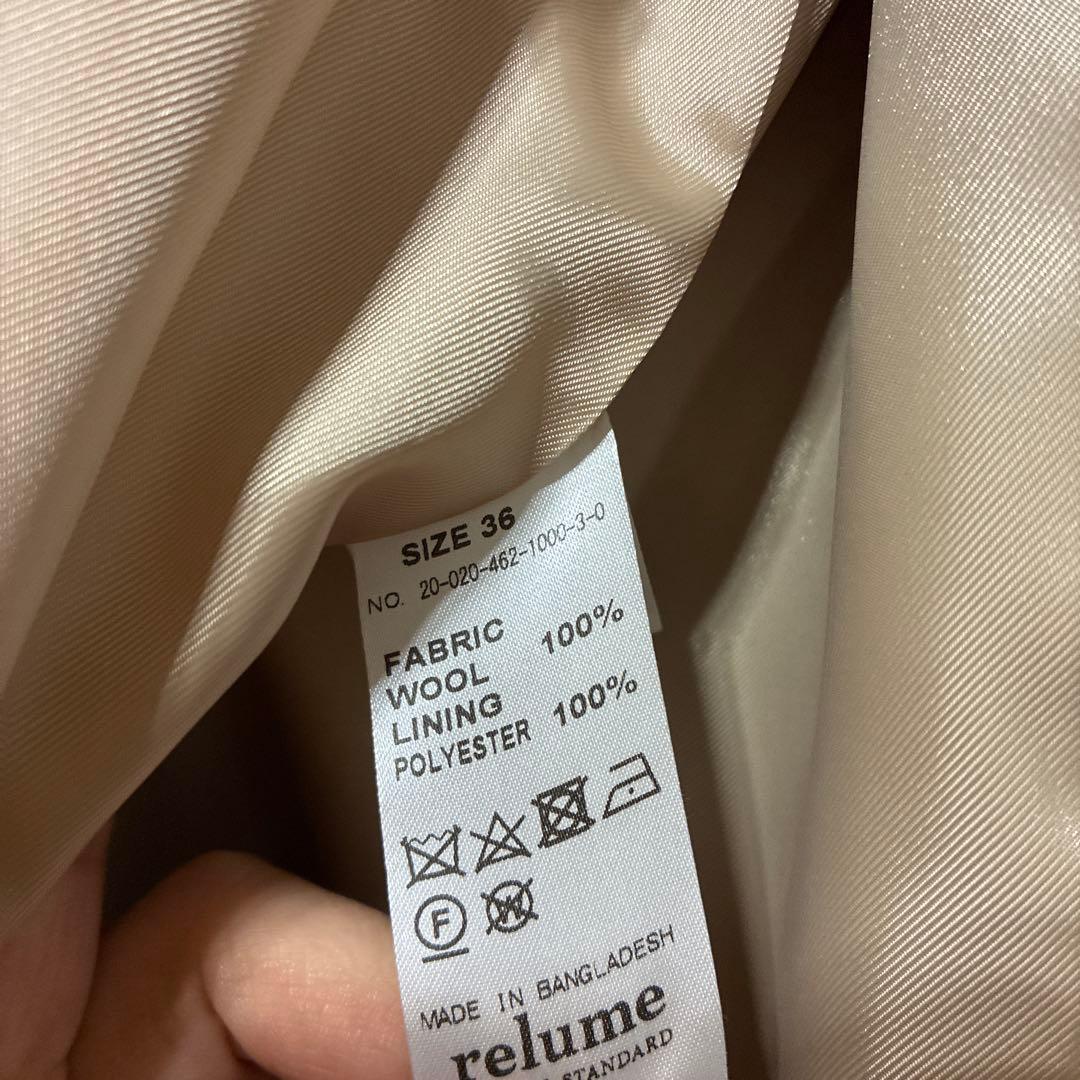 ジャーナルスタンダードレリューム　LANA WOOL 140クルーネックコート