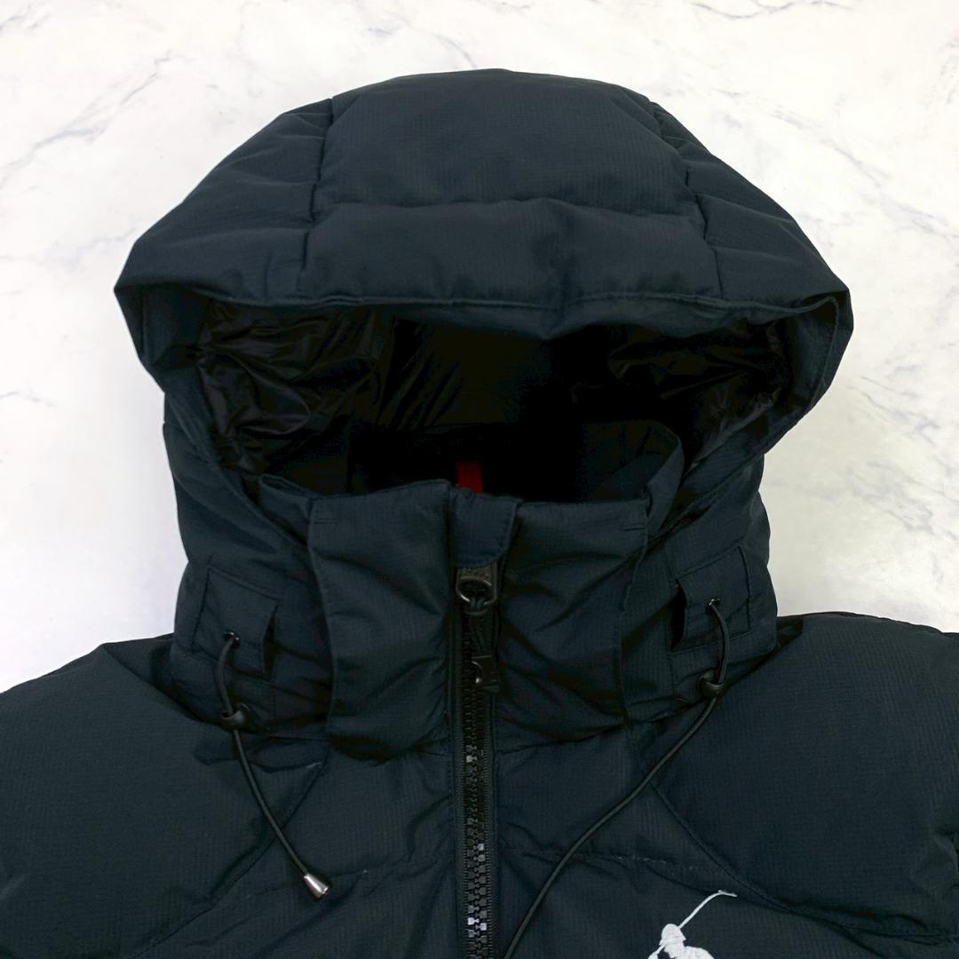 現行QRタグ★ポロラルフローレン ダウンベスト ビッグポニー 黒 S　D828