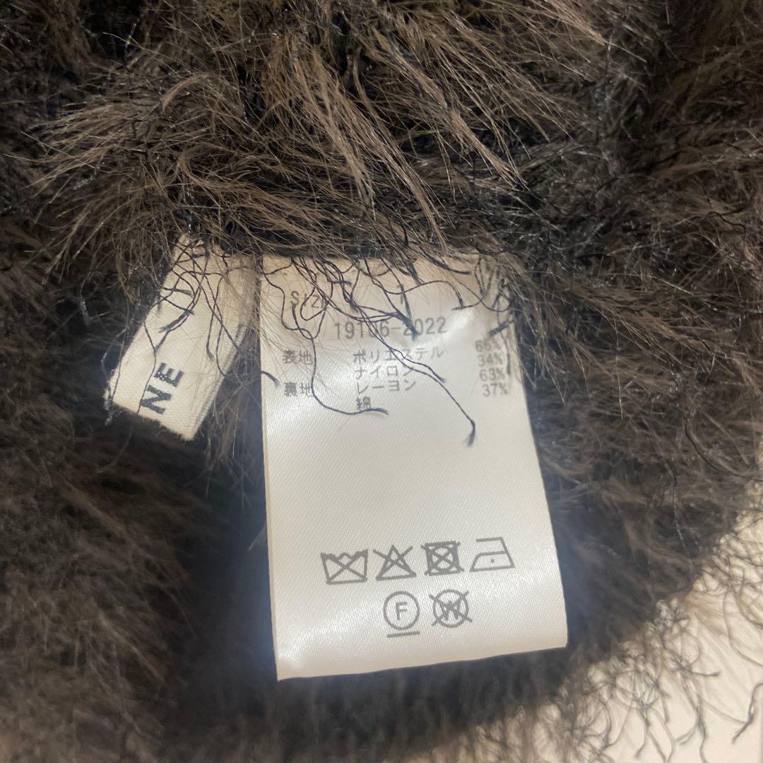 【CLANE】SHAGGY AMERICAN SLEEVE KNIT TOPS