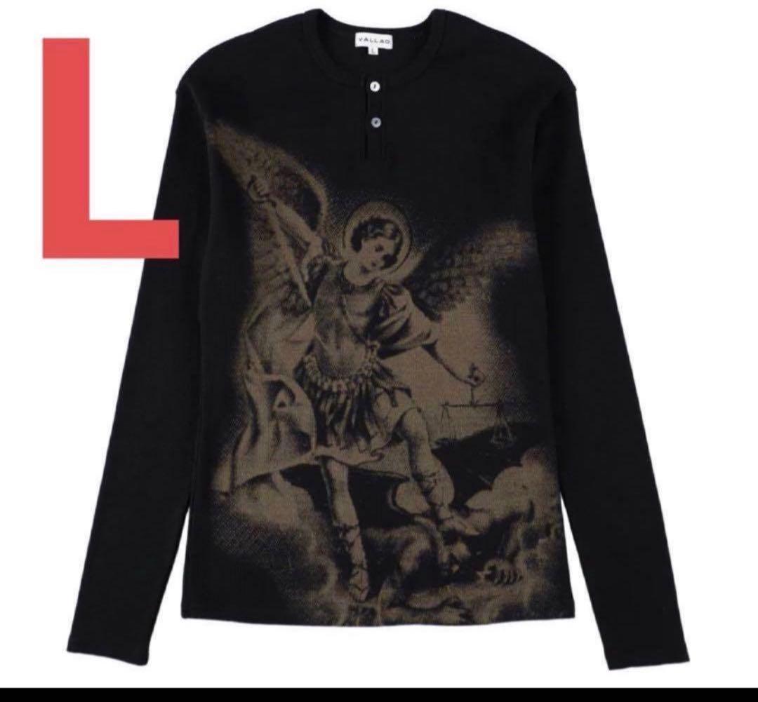 Lサイズ黒最安値valladサーマルV.HENRY NECK L/S IO着用
