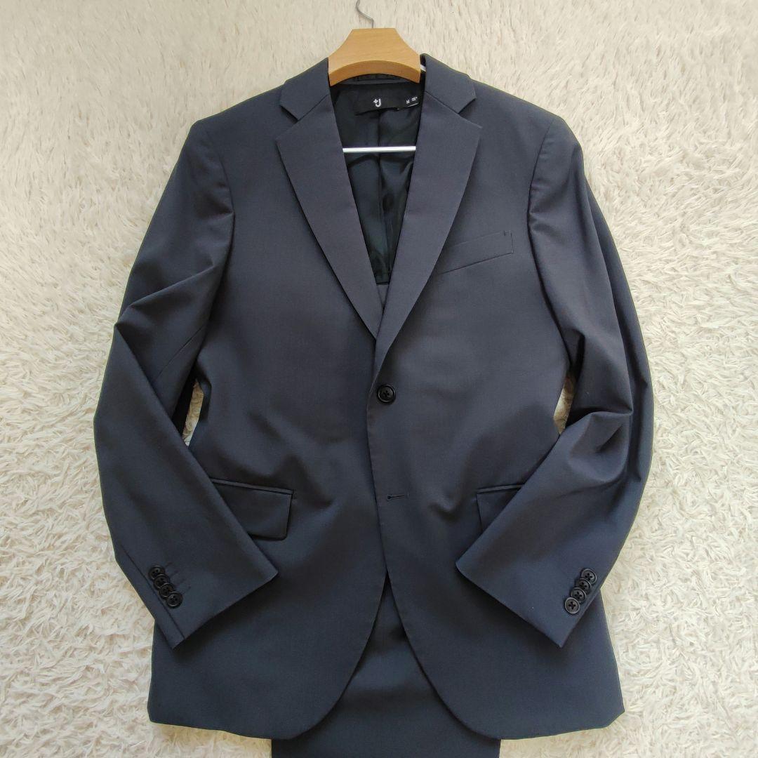 ☆美品☆ユニクロ　ジルサンダー　セットアップ　ウール100%　グレー系　M 76