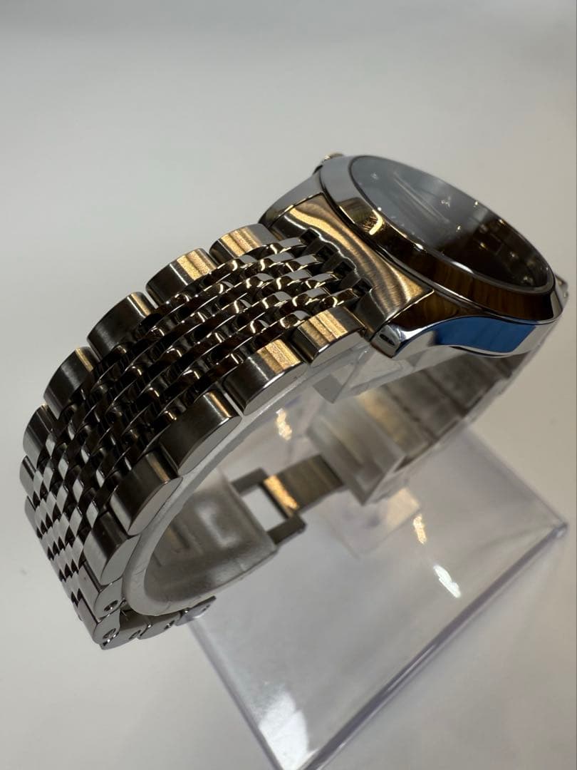 GUCCI Gタイムレス 12Pダイヤ ブラック126.5デイトQzレディース