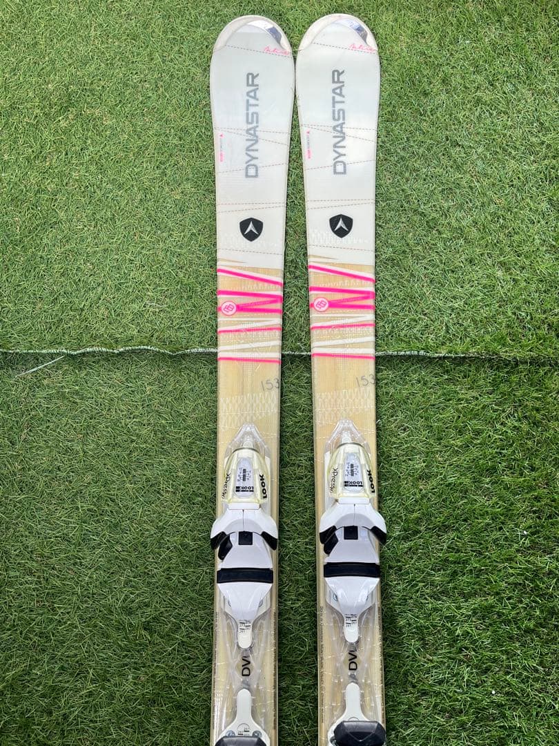 DYNASTAR レディス153カービングスキーセットポール、ビンディング付