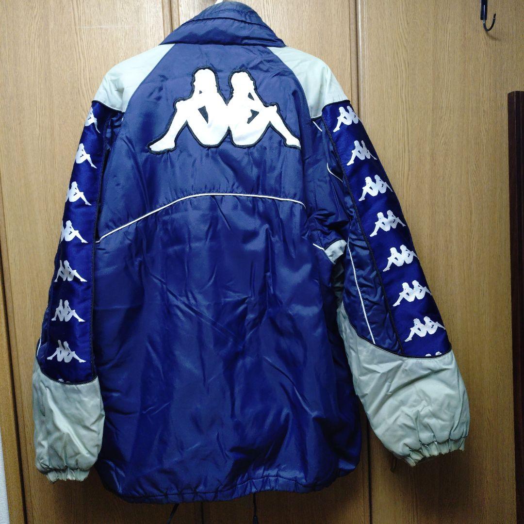 ASローマ ベンチコート 中綿 Kappa ロゴ刺繍★程度良好